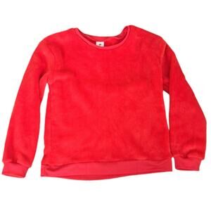 NWOT Tucker + Tate Girls Red Pullover Fleece Top Small 7 8